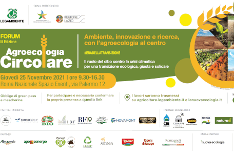 Forum Agroecologia Circolare: il ruolo del cibo contro la crisi climatica per una transizione ecologica, giusta e solidale”